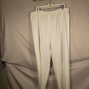 Ming Wang 2X Cream Pants